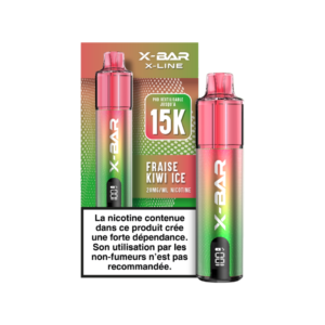 Puff rechargeable Fraise Kiwi Ice X-Line X-Bar