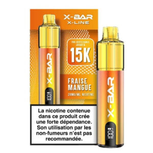Puff rechargeable Fraise Mangue X-Line X-Bar