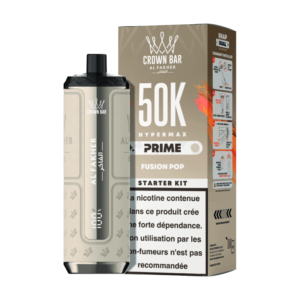 Puff rechargeable Fusion Pop Crown Bar 50K Al Fakher