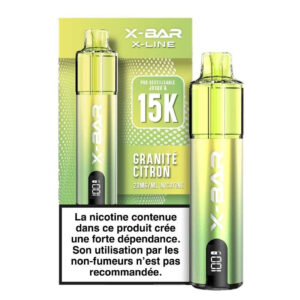Puff rechargeable Granité Citron X-Line X-Bar