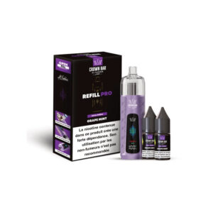 Puff remplissable Grape Mint Refill Pro Al Fakher