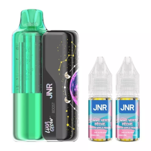 Puff remplissable Green Apple Peach Lira Glow JNR