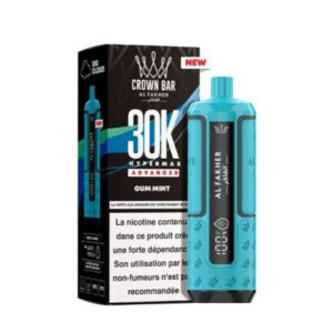 Puff rechargeable Gum Mint Crown Bar 30K Al Fakher
