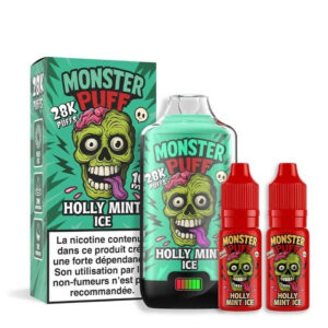 Puff rechargeable Holly Mint Ice Monster 28K Monster Puff