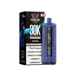 Puff rechargeable Ice Blue Crown Bar 30K Al Fakher