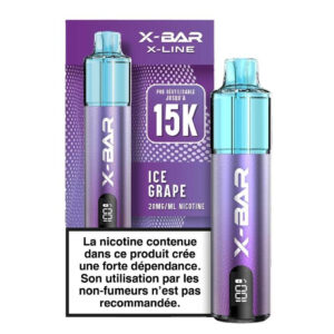 Puff rechargeable Ice Grape X-Line X-Bar