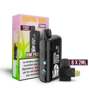 Puff rechargeable Kiwi Passion 28K Cristal Puff