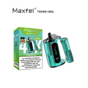Puff rechargeable Kiwi Passion Fruit Guava + Strawberry Kiwi Twinkle Ultra 40K Maxfel