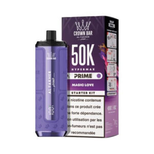 Puff rechargeable Magic Love Crown Bar 50K Al Fakher