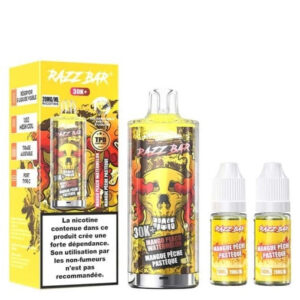 Puff remplissable Mango Peach Watermelon 30K Razz Bar