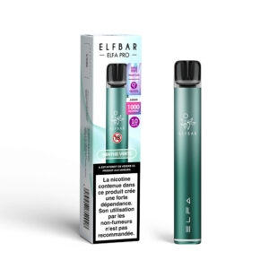 Puff rechargeable Menthe Verte Elfa Pro Elfbar