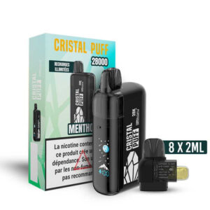 Puff rechargeable Menthol 28K Cristal Puff