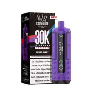 Puff rechargeable Mixed Berry Crown Bar 30K Al Fakher