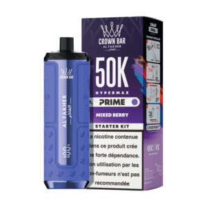 Puff rechargeable Mixed Berry Crown Bar 50K Al Fakher