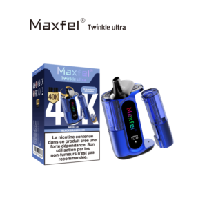 Puff rechargeable Mr Blue + Black Dragon Ice Twinkle Ultra 40K Maxfel