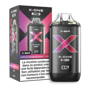 Puff rechargeable Myrtille Framboise Cerise X-One Pro X-Bar