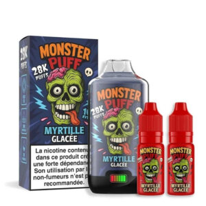 Puff rechargeable Myrtille Glacée Monster 28K Monster Puff
