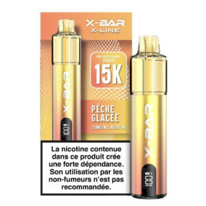 Puff rechargeable Pêche Glacée X-Line X-Bar