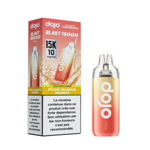 Puff rechargeable Pêche Mangue Ananas Dojo Blast 15K Vaporesso