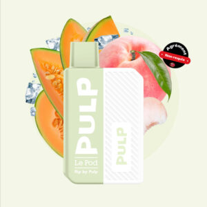 Puff rechargeable Pêche Melon Glacés Le Pod Flip Pulp
