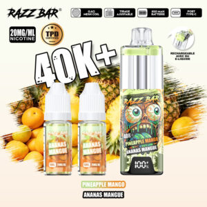Puff remplissable Pineapple Mango 40K Razz Bar