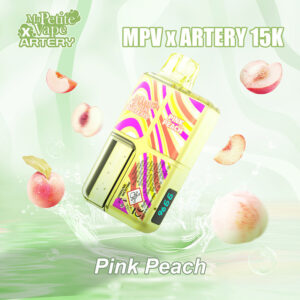 Puff rechargeable Pink Peach MPV x Artery 15000 Ma Petite Vape
