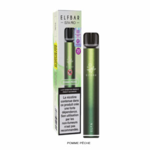 Puff rechargeable Pomme Pêche Elfa Pro Elfbar