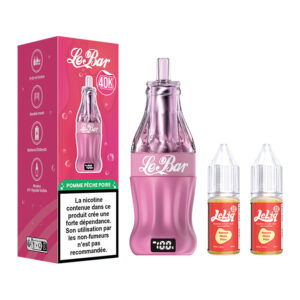 Puff remplissable Pomme Pêche Poire Le Bar 40K Lost Vape