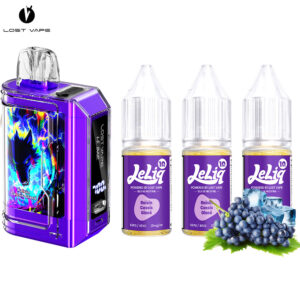 Puff remplissable Raisin Cassis Glacé Le Bar 45K Lost Vape