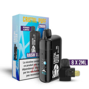 Puff rechargeable Raisin Glacé 28K Cristal Puff