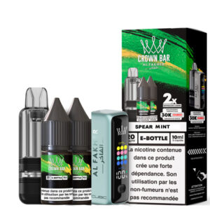 Puff remplissable Spearmint Cubic 30K Al Fakher