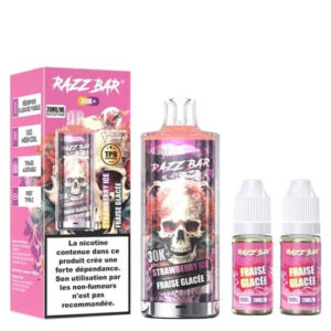 Puff remplissable Strawberry Ice 30K Razz Bar