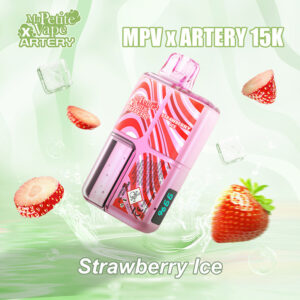 Puff rechargeable Strawberry Ice MPV x Artery 15000 Ma Petite Vape