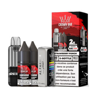 Puff remplissable Strawberry Punch Cubic 30K Al Fakher