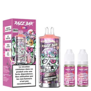 Puff remplissable Strawberry Raspberry Ice 30K Razz Bar