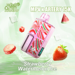 Puff rechargeable Strawberry Watermelon Ice MPV x Artery 15000 Ma Petite Vape