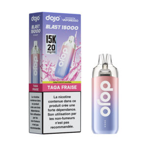 Puff rechargeable Taga Fraise Dojo Blast 15K Vaporesso
