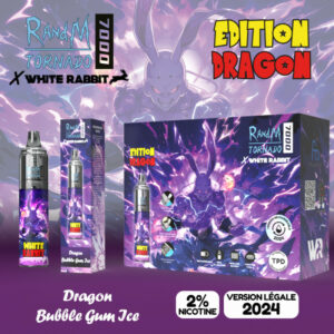 puff tornado 7000 2 boite de 10 edition dragon by randm white rabbit 1