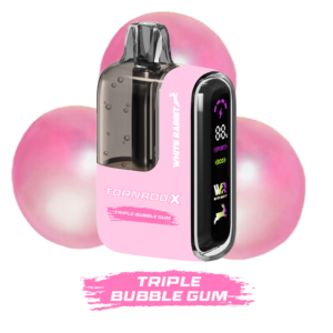 Puff remplissable Triple Bubblegum Tornado X White Rabbit