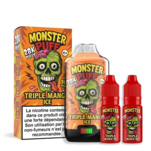 Puff rechargeable Triple Mango Ice Monster 28K Monster Puff