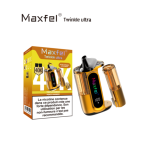 Puff rechargeable Triple Mango + Peach Mango Twinkle Ultra 40K Maxfel