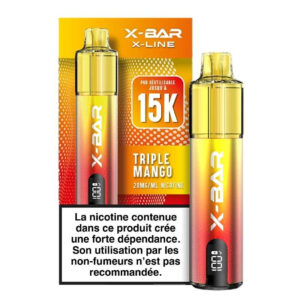 Puff rechargeable Triple Mango X-Line X-Bar