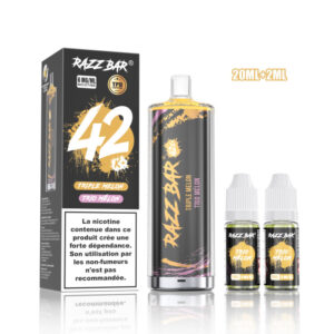 Puff remplissable Triple Melon Shisha 42K Razz Bar