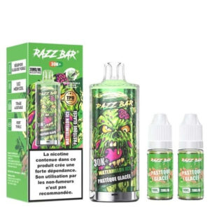 Puff remplissable Watermelon Ice 30K Razz Bar