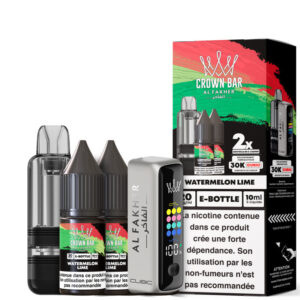 Puff remplissable Watermelon Lime Cubic 30K Al Fakher