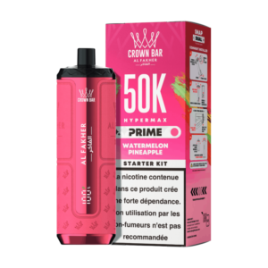 Puff rechargeable Watermelon Pineapple Crown Bar 50K Al Fakher