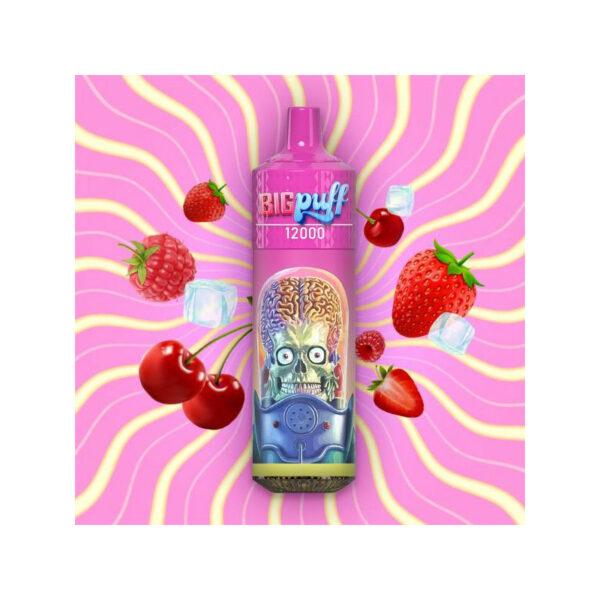 strawberry raspberry cherry ice 12000 123puff